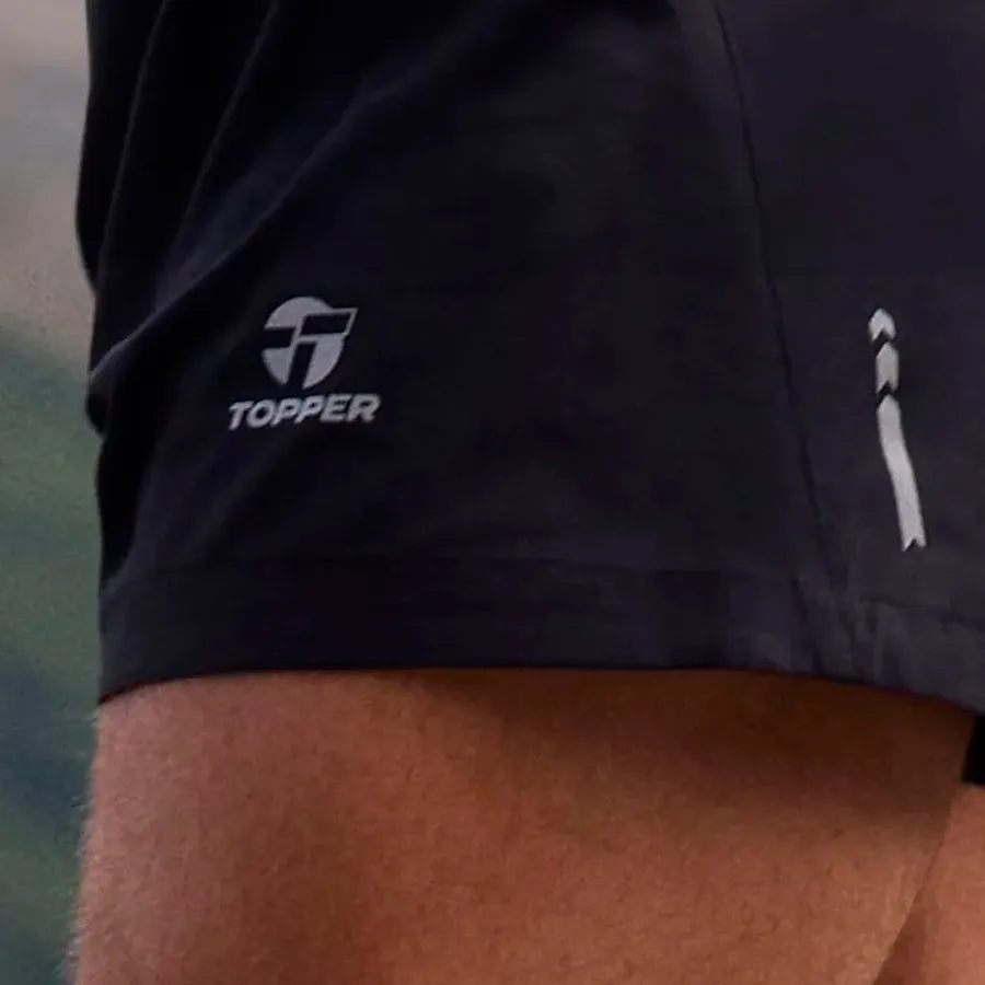 Imagen 3 de 4 de Shorts Topper Running Zeal Ii-NEGRO