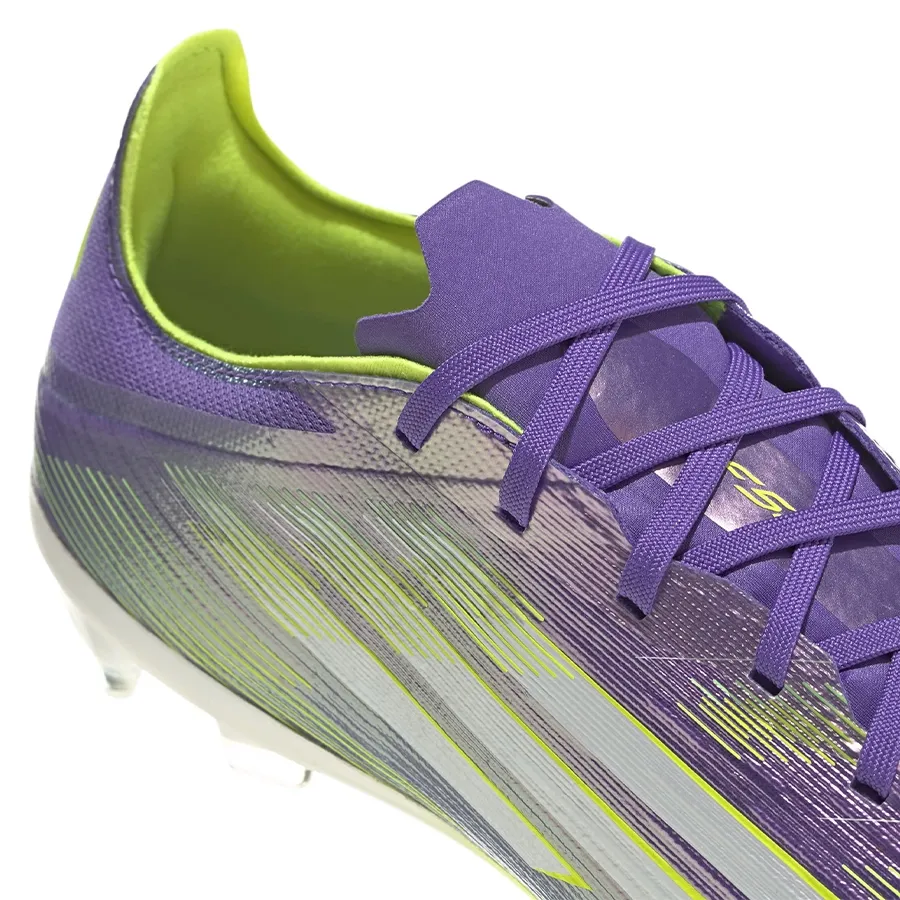 Imagen 5 de 7 de Botines adidas F50 Pro Fg-VIOLETA/BLANCO/VERDE FLUOR