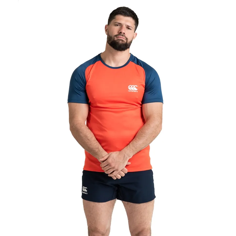 Imagen 1 de 3 de Remera Canterbury Training Ccc Pretoria-NARANJA/MARINO