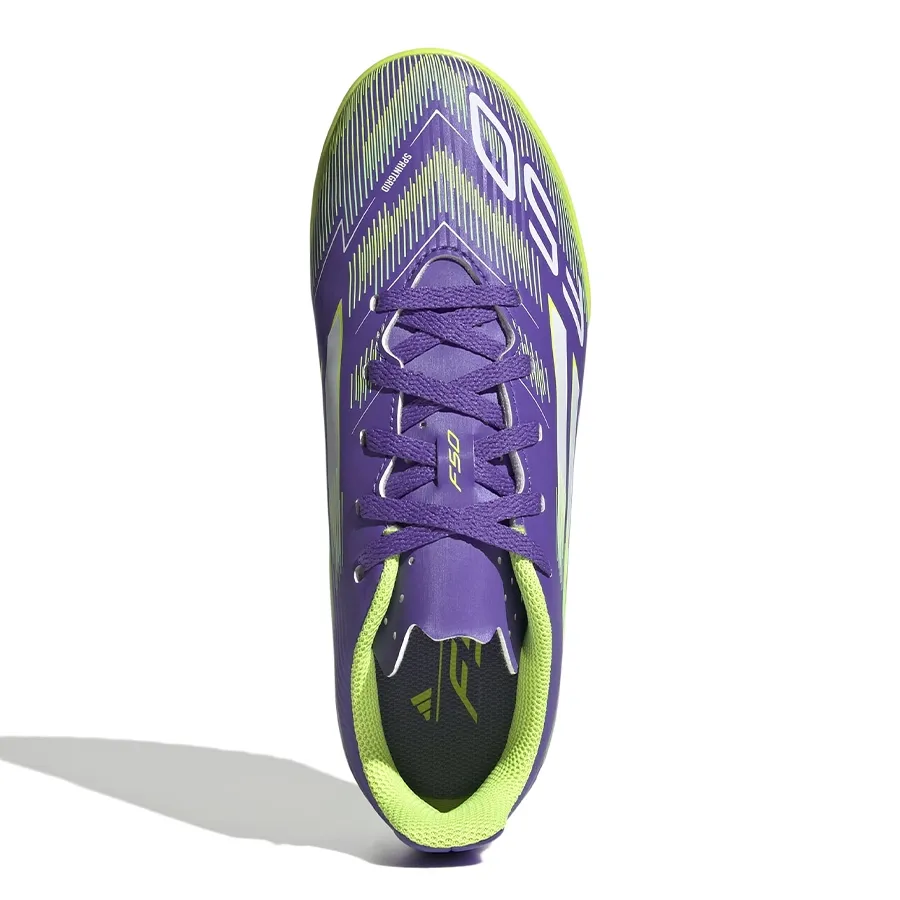 Imagen 3 de 7 de Botines adidas F50 Club Tf J-VIOLETA/BLANCO/VERDE FLUOR