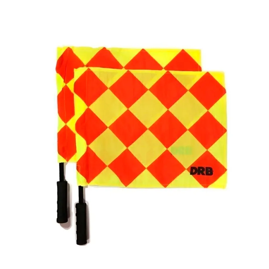 Imagen 0 de 3 de Banderines Arbitro DRB Set X 2-ROJO/AMARILLO