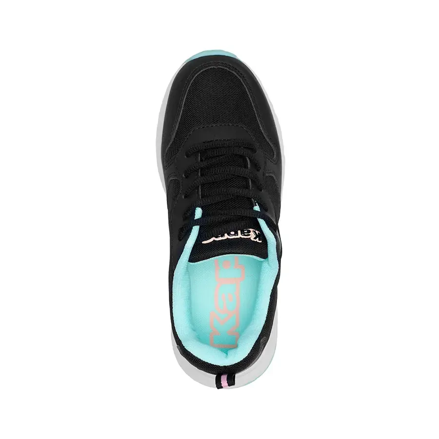 Imagen 3 de 5 de Zapatillas Kappa Logo Delvis-NEGRO/TURQUESA