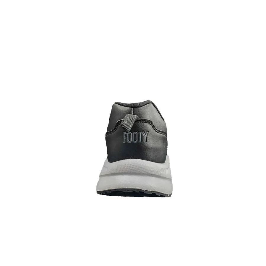 Imagen 3 de 4 de Zapatillas Footy Escolar-NEGRO/BLANCO