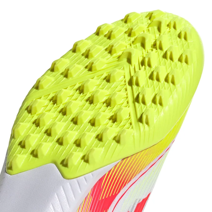 Imagen 6 de 7 de Botines adidas F50 League Tf Mid-BLANCO/AMARILLO FLUOR/CORAL FLUOR