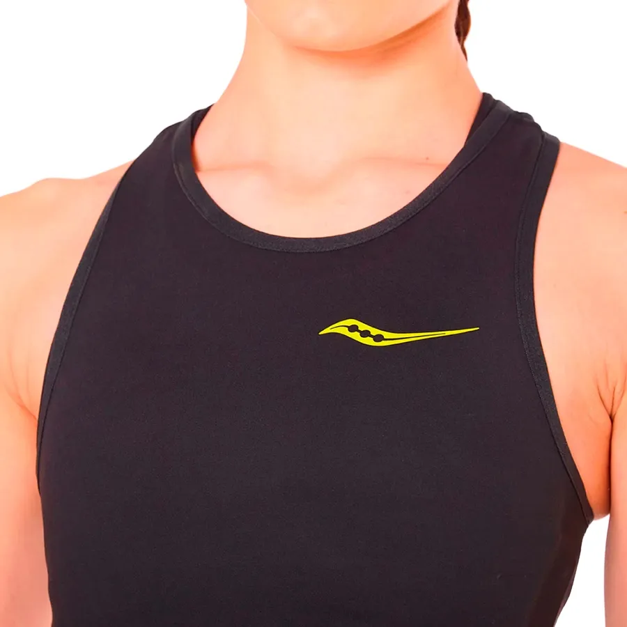 Imagen 3 de 5 de Top Saucony Endorphin Crop-NEGRO