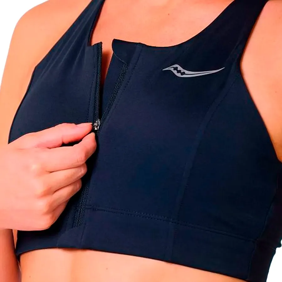 Imagen 2 de 4 de Top Saucony Triumph High Impact-NEGRO