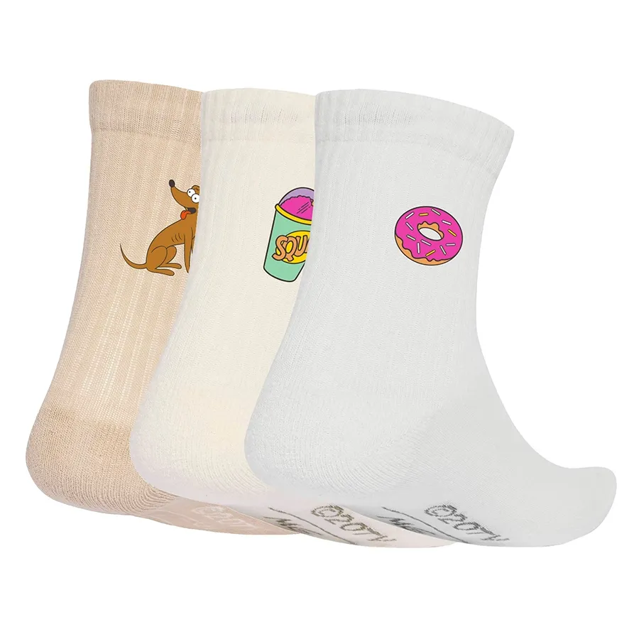 Imagen 1 de 3 de Medias adidas The Simpsons-BEIGE/CRUDO/BLANCO