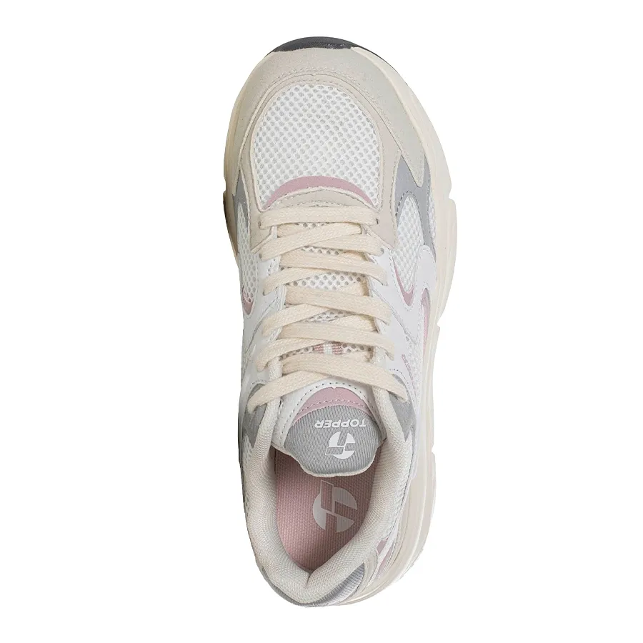 Imagen 4 de 5 de Zapatillas Topper Vallarta-BLANCO-GRIS-LILA