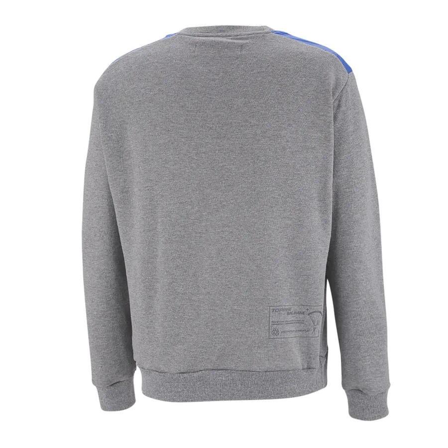 Imagen 1 de 2 de Buzo Topper Crew-GRIS MELANGE/AZUL