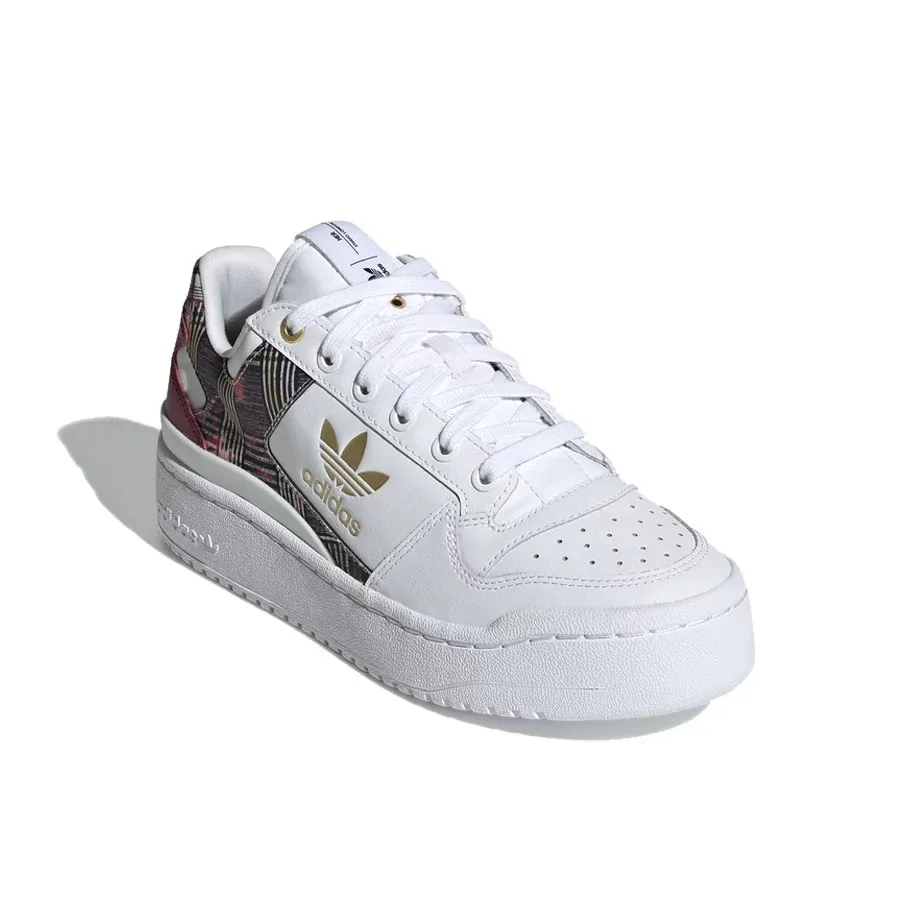 Imagen 1 de 6 de Zapatillas adidas originals Forum Bold W-BLANCO/BORDO/DORADO