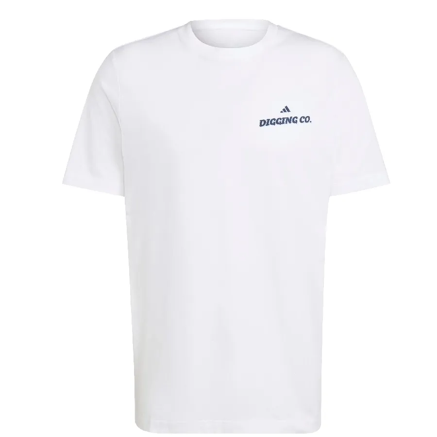 Imagen 1 de 4 de Remera adidas Graphic de voley-BLANCO