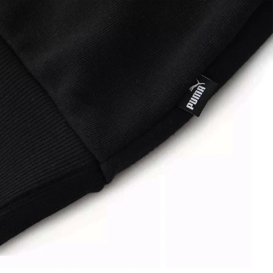 Imagen 3 de 4 de Buzo Puma Essentials Big Logo Crew-NEGRO/BLANCO