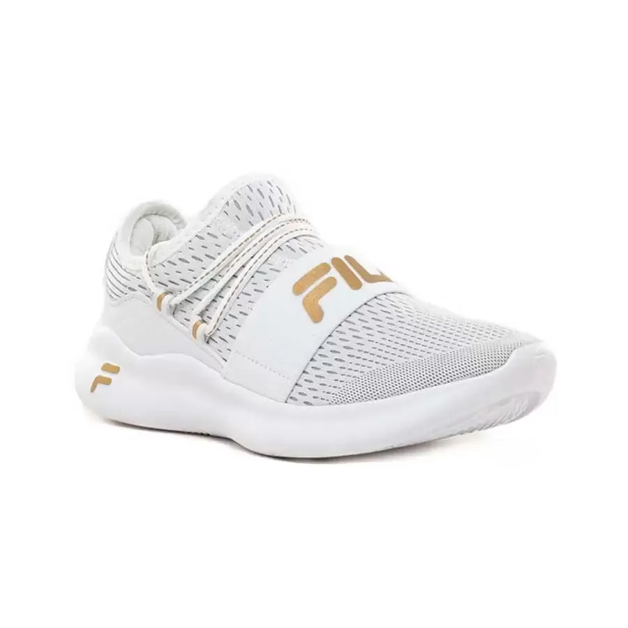 Imagen 3 de 5 de Zapatillas Fila Trend W-BLANCO/DORADO