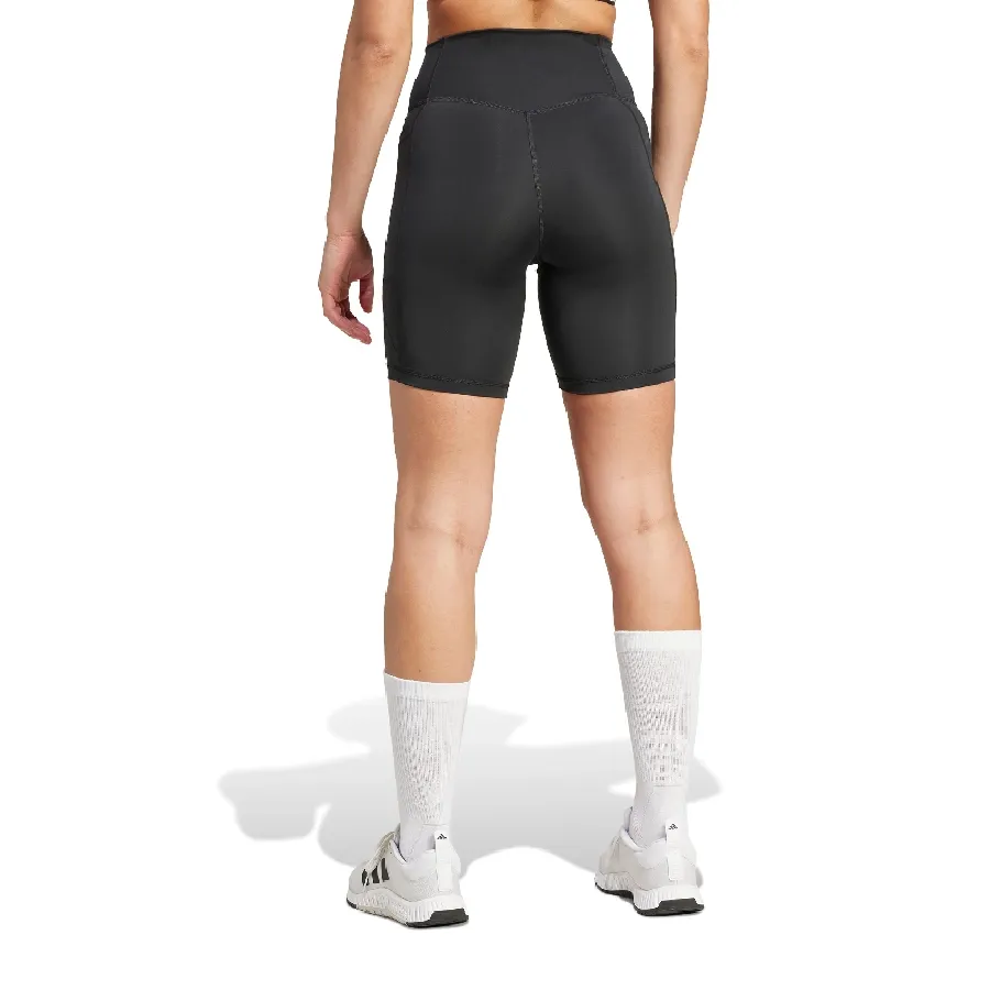 Imagen 2 de 5 de Calza adidas Cortas Optime Essentials Stash Pocket 7 Pulgadas-NEGRO