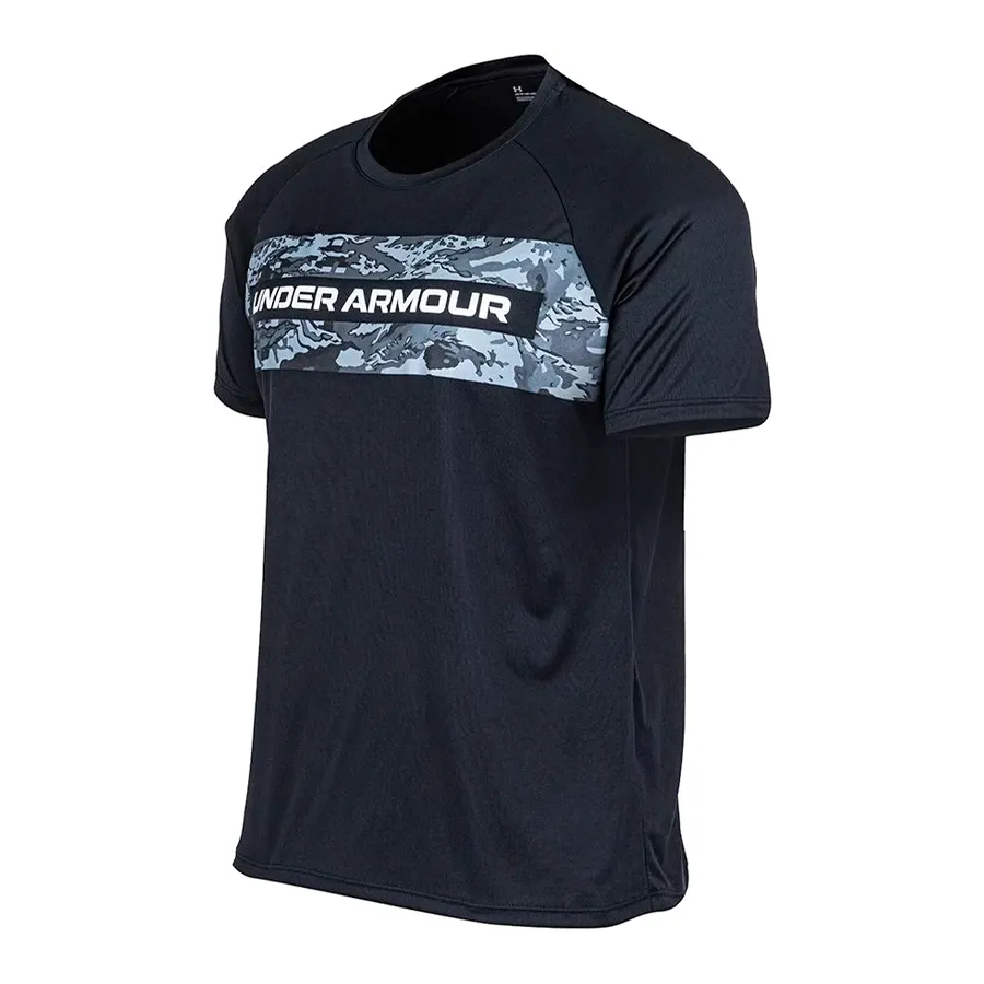 Imagen 0 de 2 de Remera Under Armour Tech 2.0 Camo-NEGRO