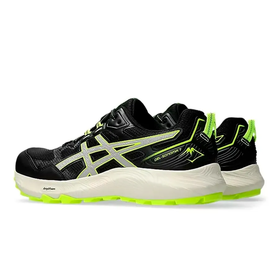 Imagen 2 de 5 de Zapatillas Asics Gel-Sonoma 7-NEGRO/VERDE FLUOR/BLANCO