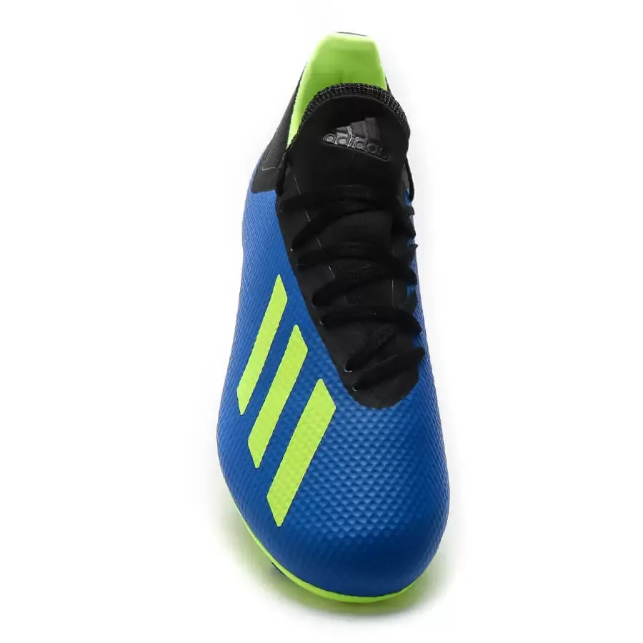 Imagen 1 de 4 de Botines adidas X 18.3 Fg-AZUL/AMARILLO FLUOR/NEGRO