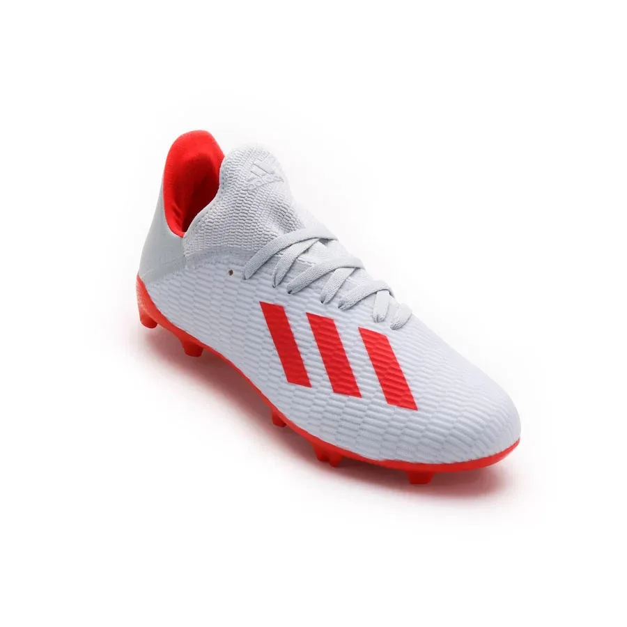 Imagen 3 de 5 de Botines adidas X 19.3 Fg J-GRIS/ROJO