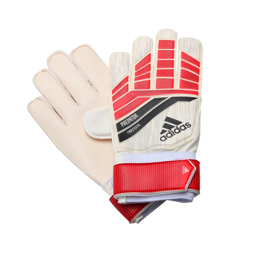 Imagen 0 de 3 de Guantes adidas De Arquero De Entrenamiento Predator 18-BLANCO/NEGRO/ROJO