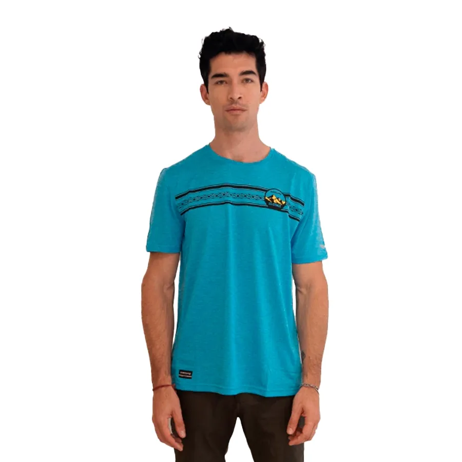Imagen 2 de 6 de Remera Saucony Stopwatch El Cruce-TURQUESA