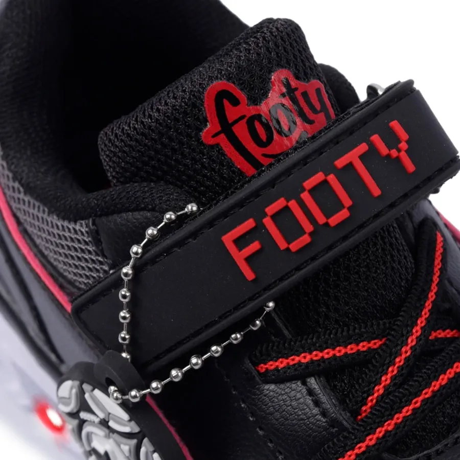 Imagen 4 de 6 de Zapatillas Footy Mini Mundial Con Luz-NEGRO/ROJO
