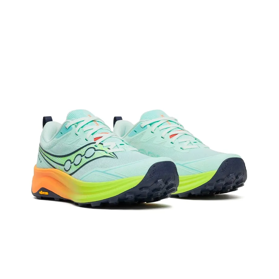 Imagen 1 de 6 de Zapatillas Saucony Peregrine 16-AQUA/NARANJA/AMARILLO