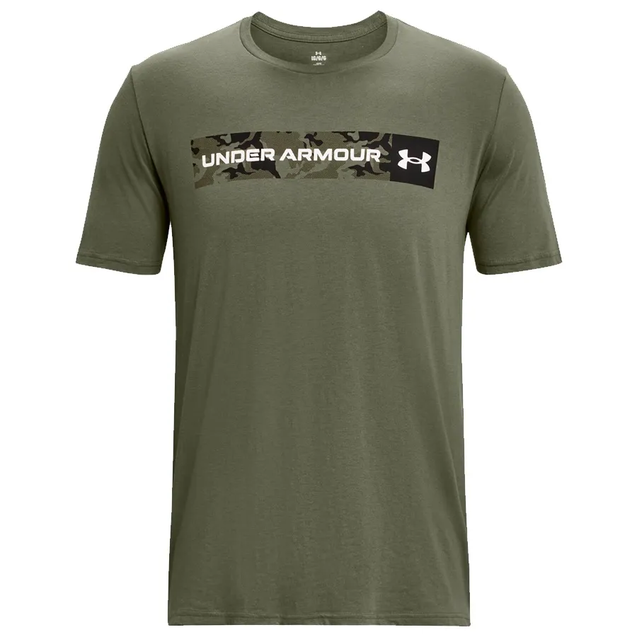 Imagen 0 de 5 de Remera Under Armour Camo Chest Stripe-VERDE OSCURO