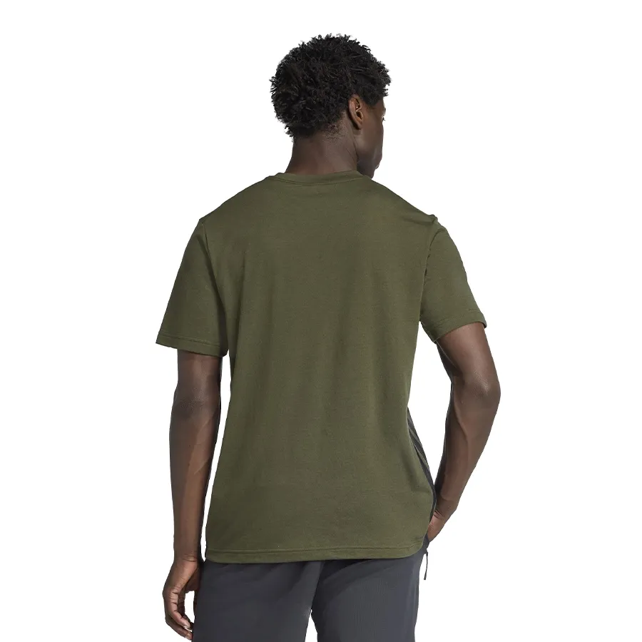 Imagen 1 de 5 de Remera adidas Train Essentials Training Feelready-VERDE MUSGO