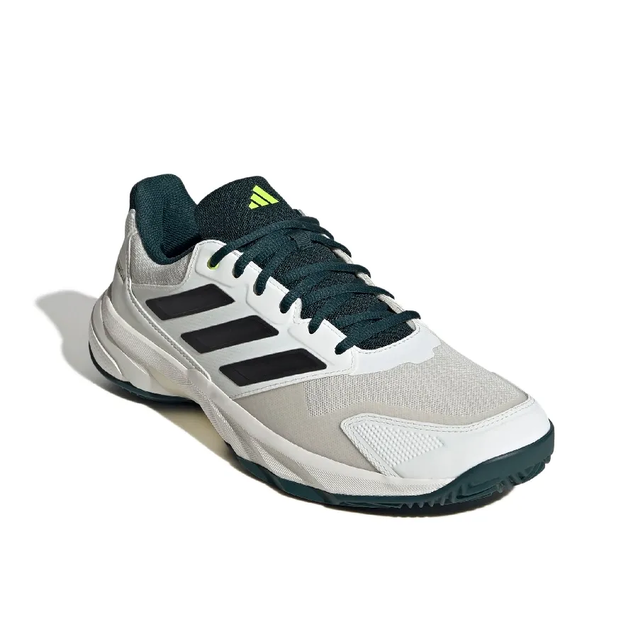 Imagen 1 de 7 de Zapatillas adidas Courtjam Control 3-HUESO/VERDE OSCURO