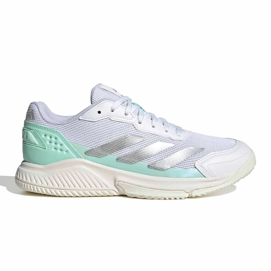Imagen 0 de 7 de Zapatillas adidas Courtquick Padel-BLANCO/CELESTE/PLATA