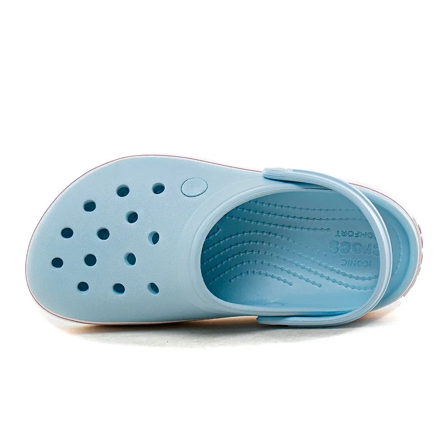 Imagen 3 de 6 de Sandalias Crocs Plataform Clog-CELESTE/LILA