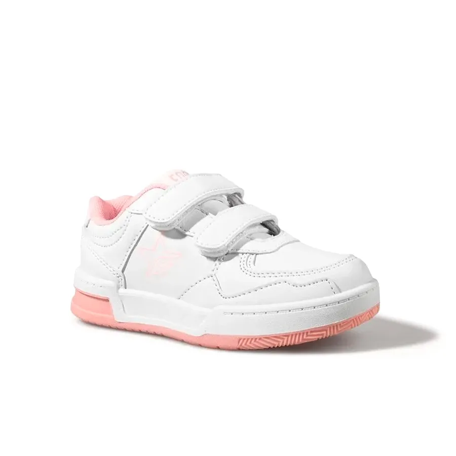 Imagen 1 de 5 de Zapatillas Footy Escolar-BLANCO/ROSA