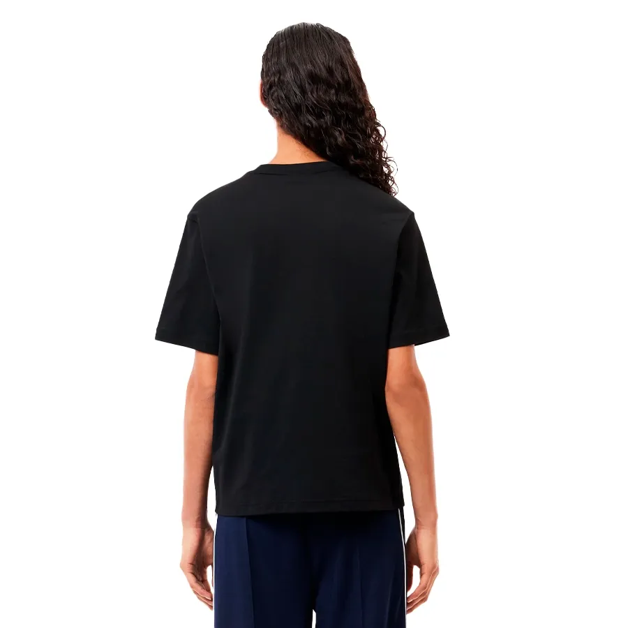 Imagen 1 de 5 de Remera Lacoste Lisa-NEGRO