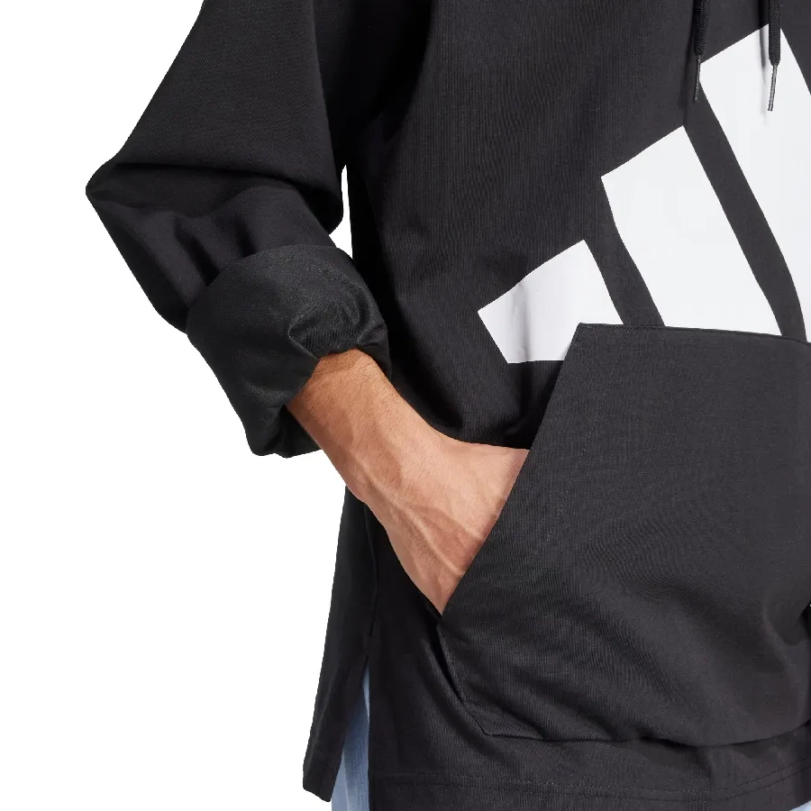 Imagen 3 de 4 de Buzo adidas Essentials Big Logo-NEGRO/BLANCO