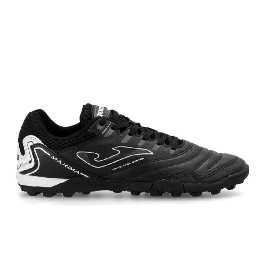 Imagen 0 de 6 de Botines Joma Maxima TF W2401-NEGRO/BLANCO