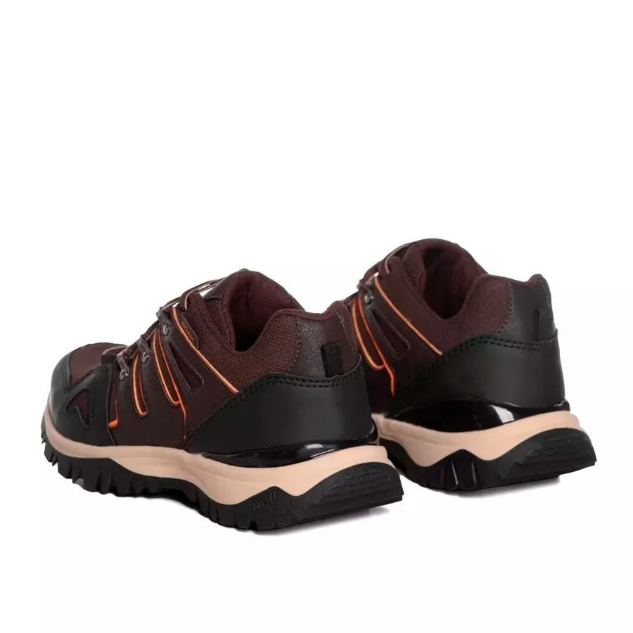 Imagen 3 de 6 de Zapatillas Athix Elbrus 708-CHOCOLATE/NARANJA
