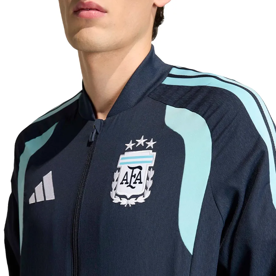 Imagen 4 de 5 de Campera adidas Presentación Afa-MARINO/CELESTE