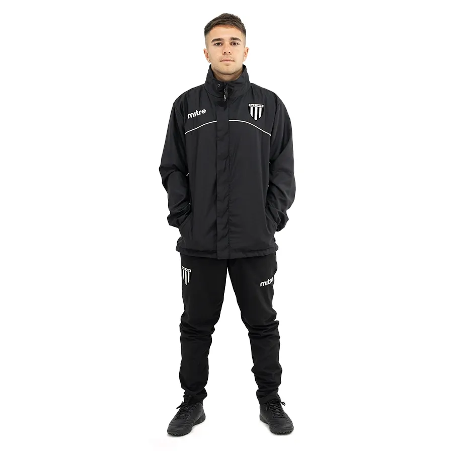 Imagen 0 de 8 de Campera Mitre Bench Jacket Gimnasia y Esgrima-NEGRO/BLANCO