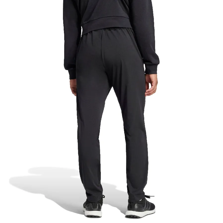 Imagen 2 de 6 de Pantalón adidas Essentials Single Jersey Small Logo-NEGRO