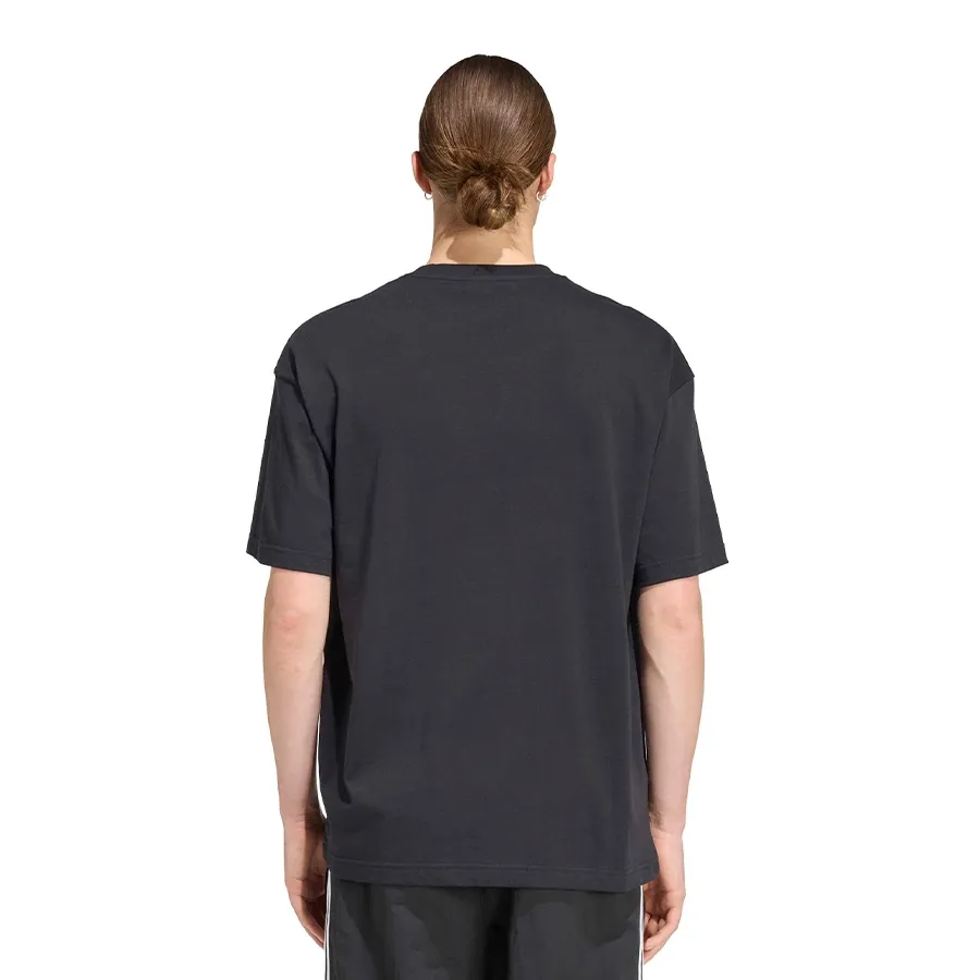 Imagen 2 de 5 de Remera adidas originals Adicolor Trifolio-NEGRO/BLANCO