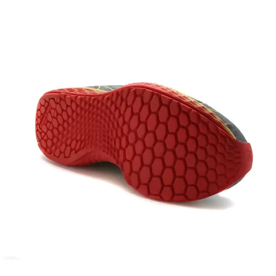 Imagen 2 de 3 de Zapatillas New Balance M 980-GRIS/AMARILLO