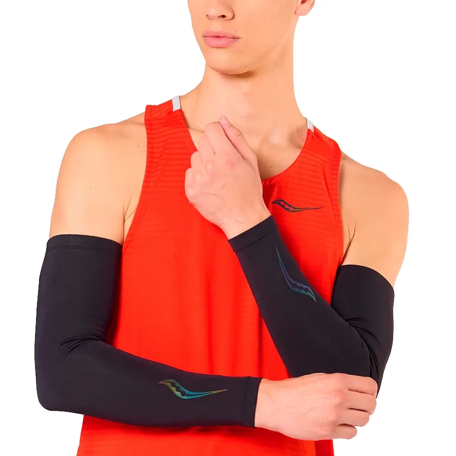 Imagen 2 de 5 de Mangas Saucony Fortify Arm Sleeves-NEGRO