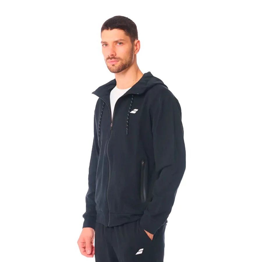Imagen 1 de 6 de Campera Babolat Hoodie Play-NEGRO