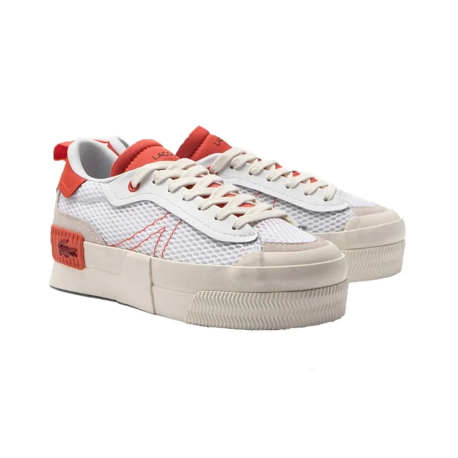 Imagen 1 de 5 de Zapatillas Lacoste L004 Platform-BLANCO/NARANJA/BEIGE