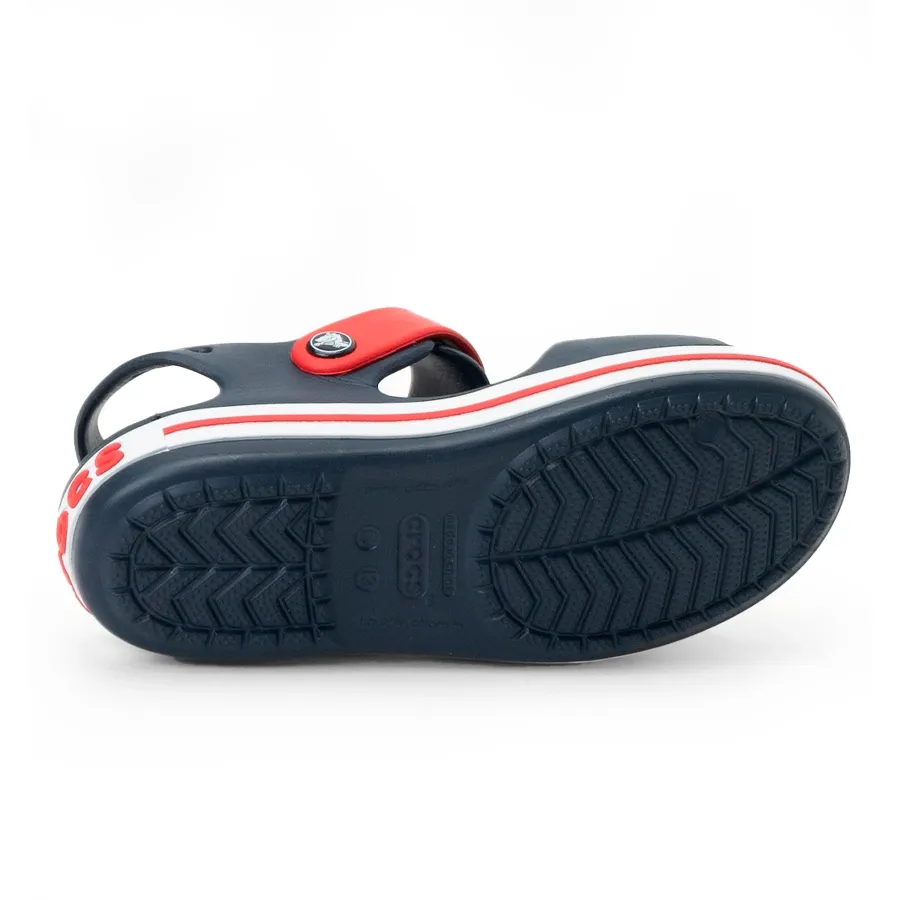 Imagen 4 de 5 de Ojotas Crocs Crocband Kids-AZUL/ROJO/BLANCO