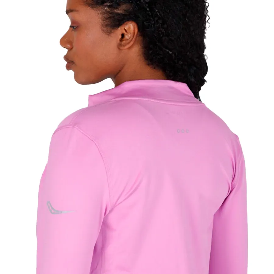 Imagen 3 de 5 de Campera Saucony Solstice Full Zip-ROSA