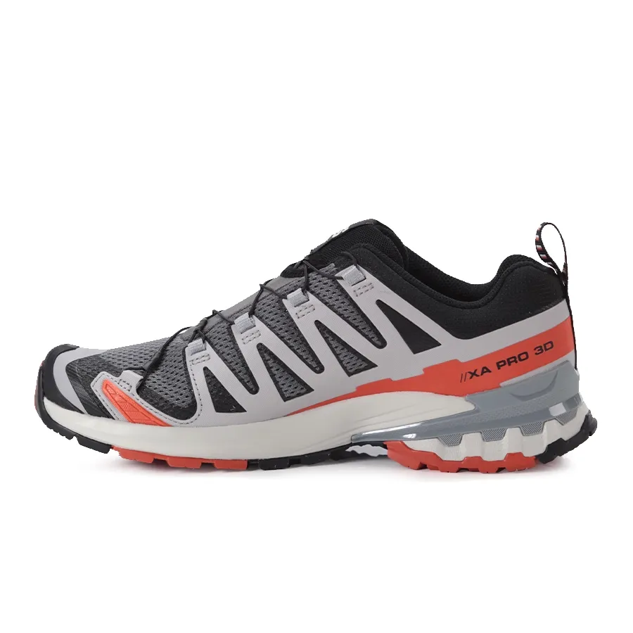 Imagen 2 de 5 de Zapatillas Salomon Xa Pro 3D V9-GRIS/NARANJA/NEGRO