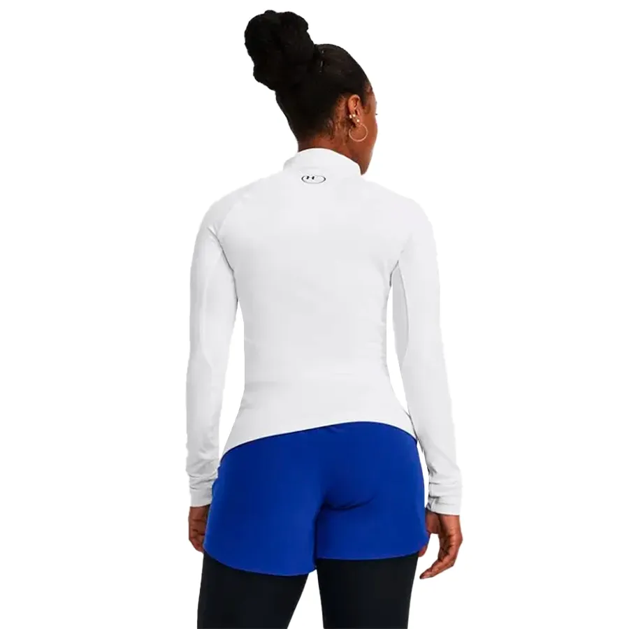 Imagen 2 de 4 de Remera Under Armour manga larga compresión ColdGear-BLANCO
