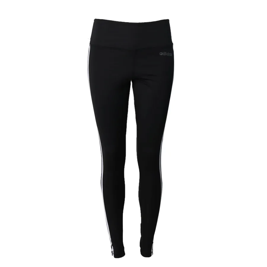 Imagen 0 de 3 de Calza Larga adidas Design 2 Move 3 Stripes-NEGRO/BLANCO