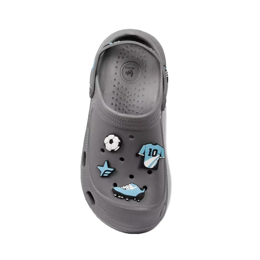 Imagen 2 de 4 de Sandalias Footy Clogs Argentina 10-GRIS